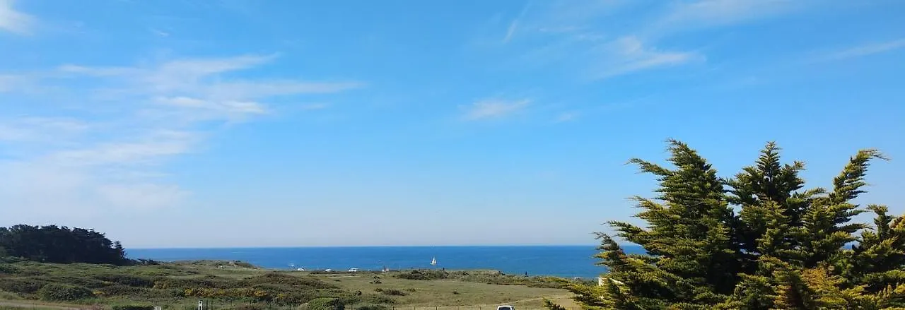 Lägenhet Charmant Logement Guidel Plage, Chambre Vue Mer, Piscine Chauffee Frankrike