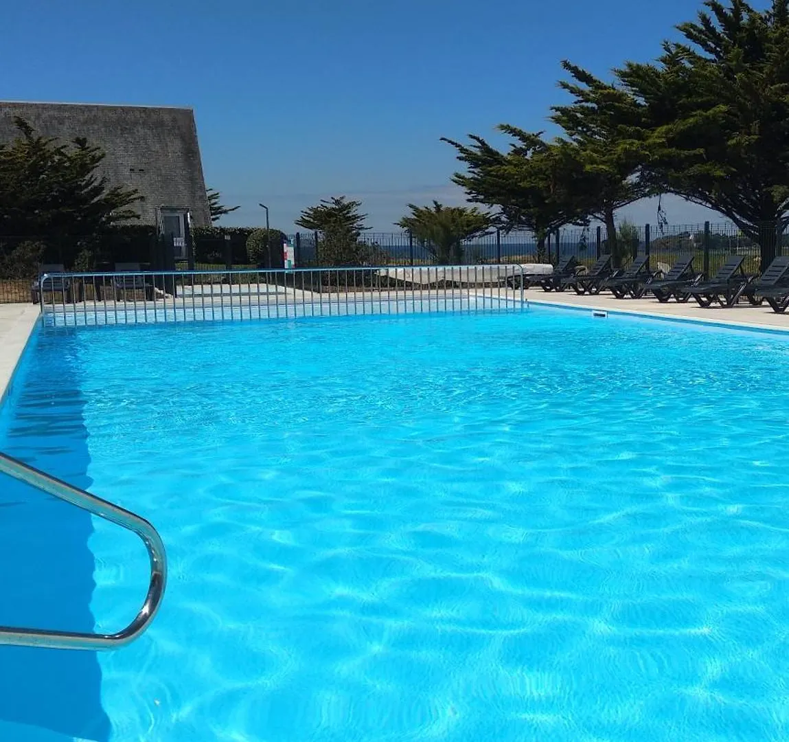 Lägenhet Charmant Logement Guidel Plage, Chambre Vue Mer, Piscine Chauffee